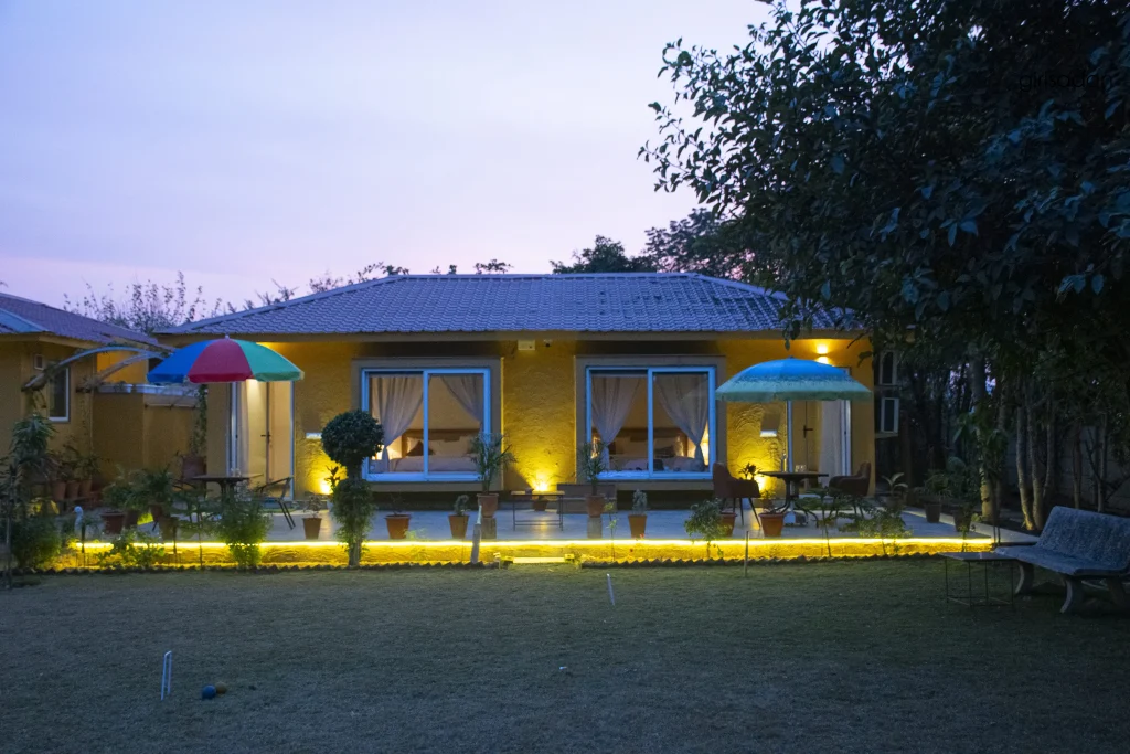 Girisadan Farmstay in Jaipur- Evening View