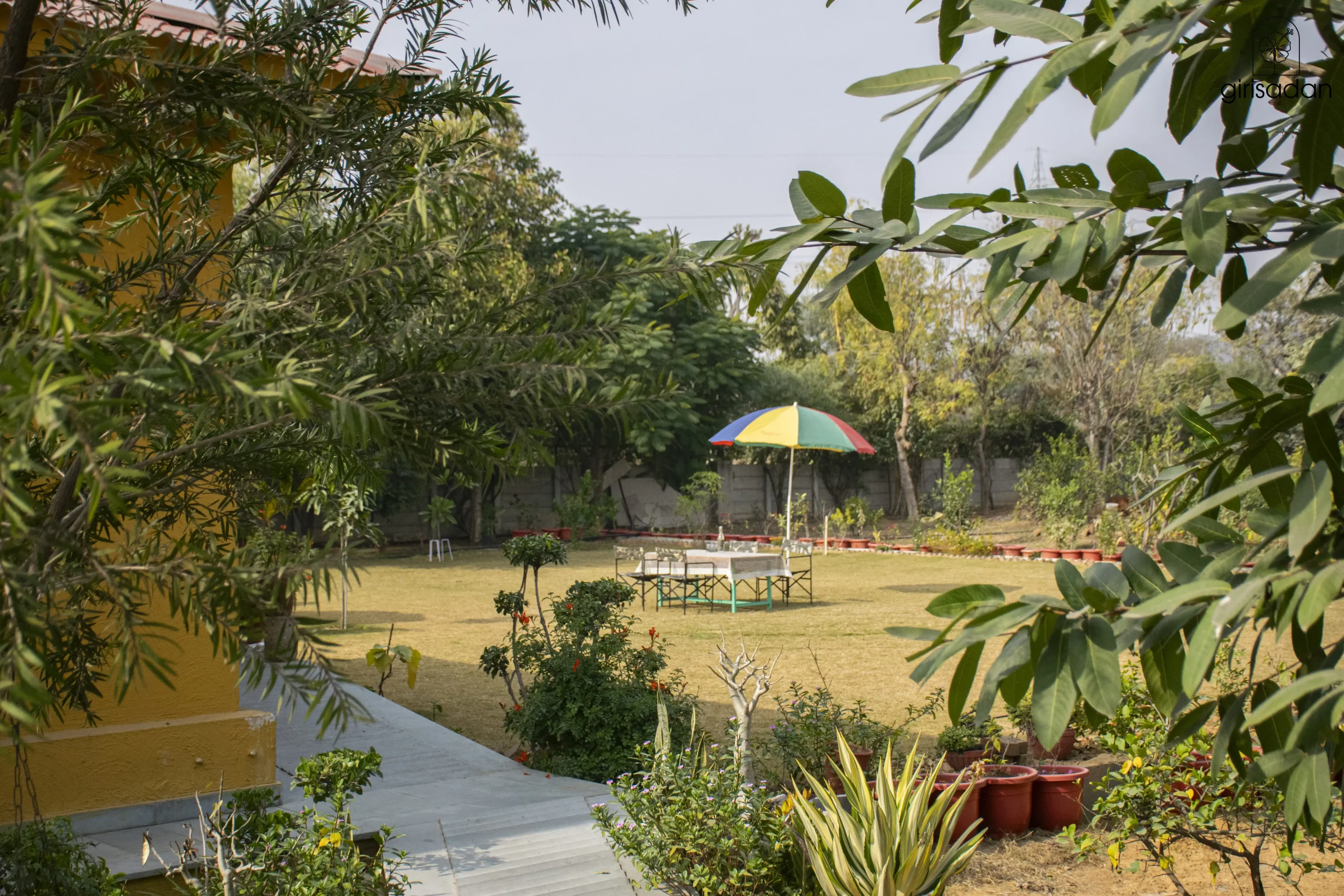 Girisadan Farmstay in Jaipur- Park view