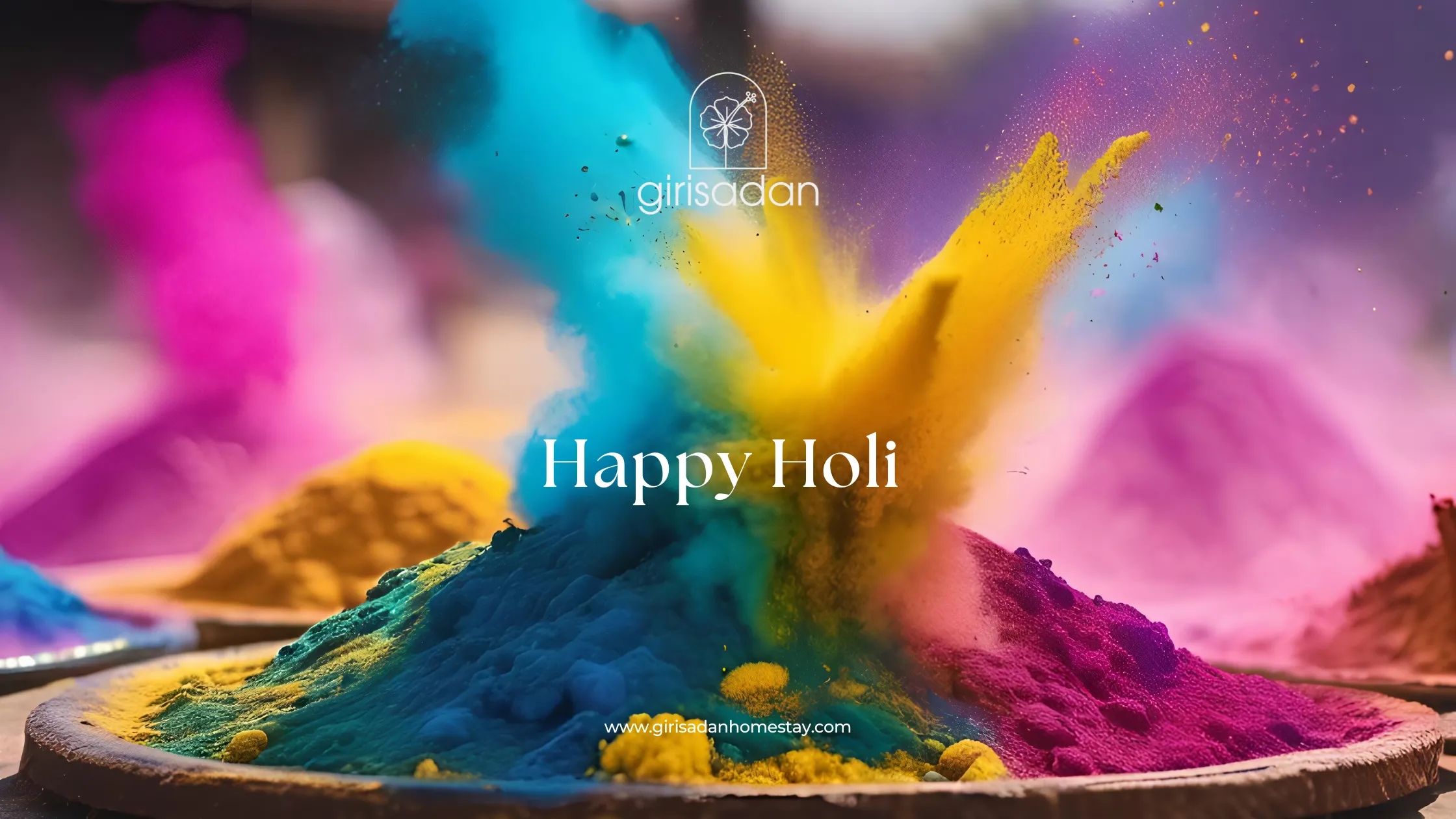 Happy Holi in Jaipur from Girisadan Boutique Stays