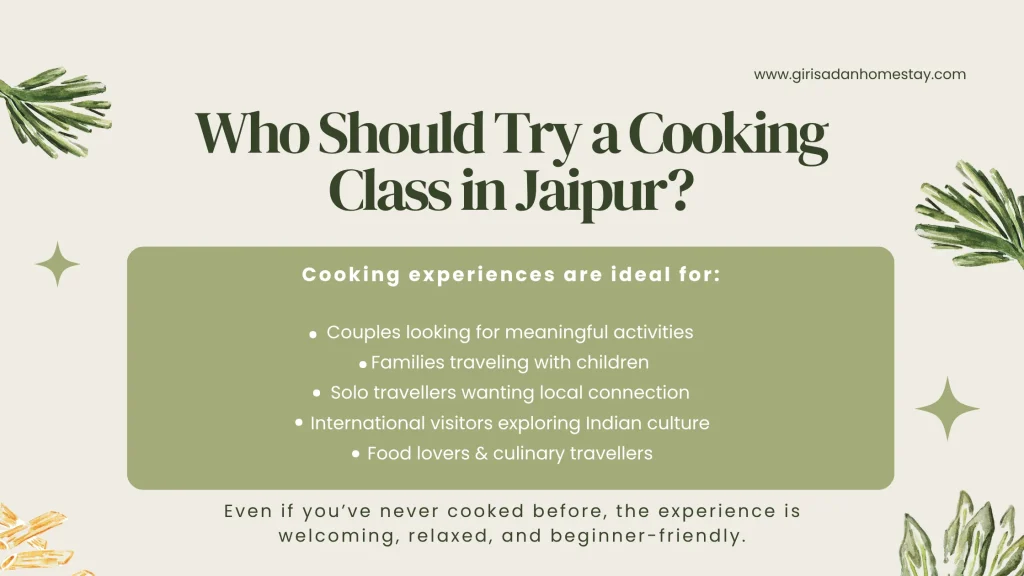 who should try cooking classes in jaipur