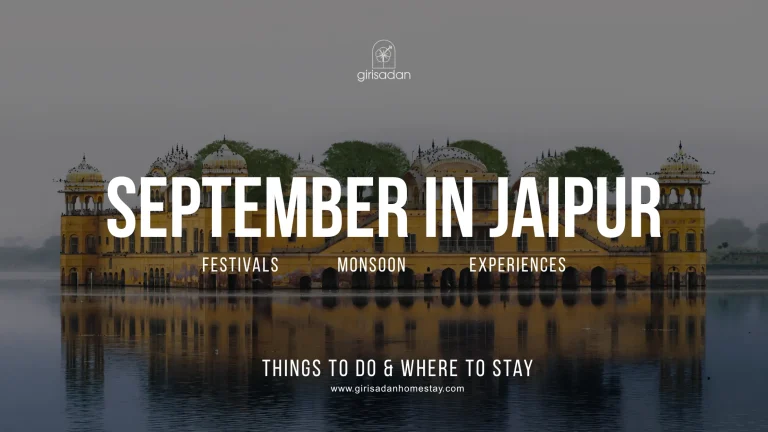 Enjoy September in Jaipur