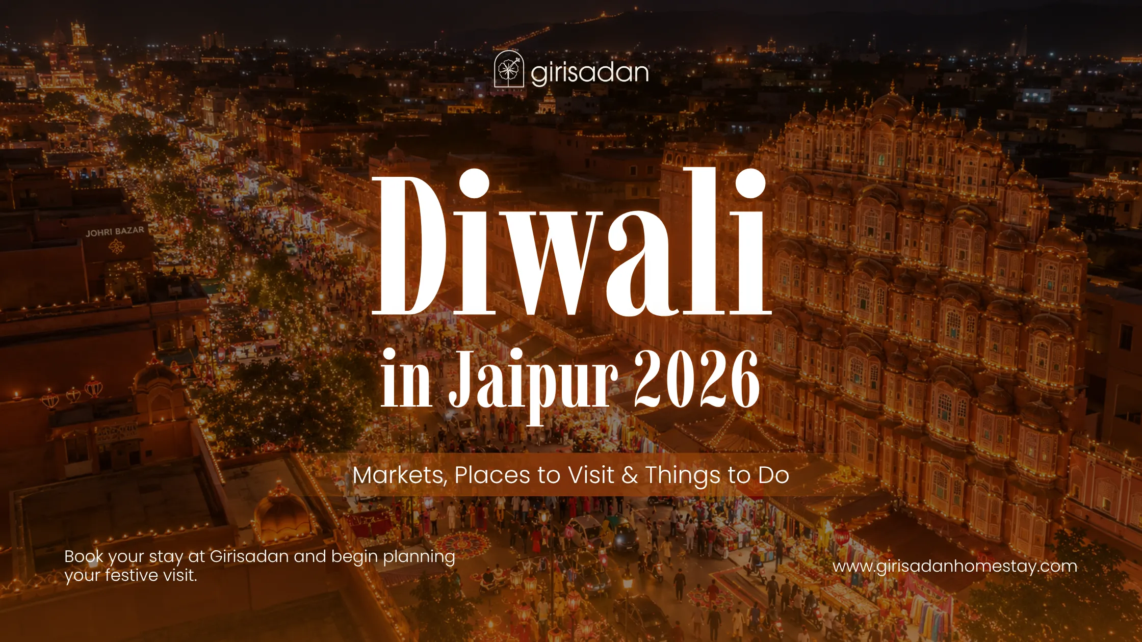 Diwali in Jaipur 2026 Markets, Places to Visit & Things to Do