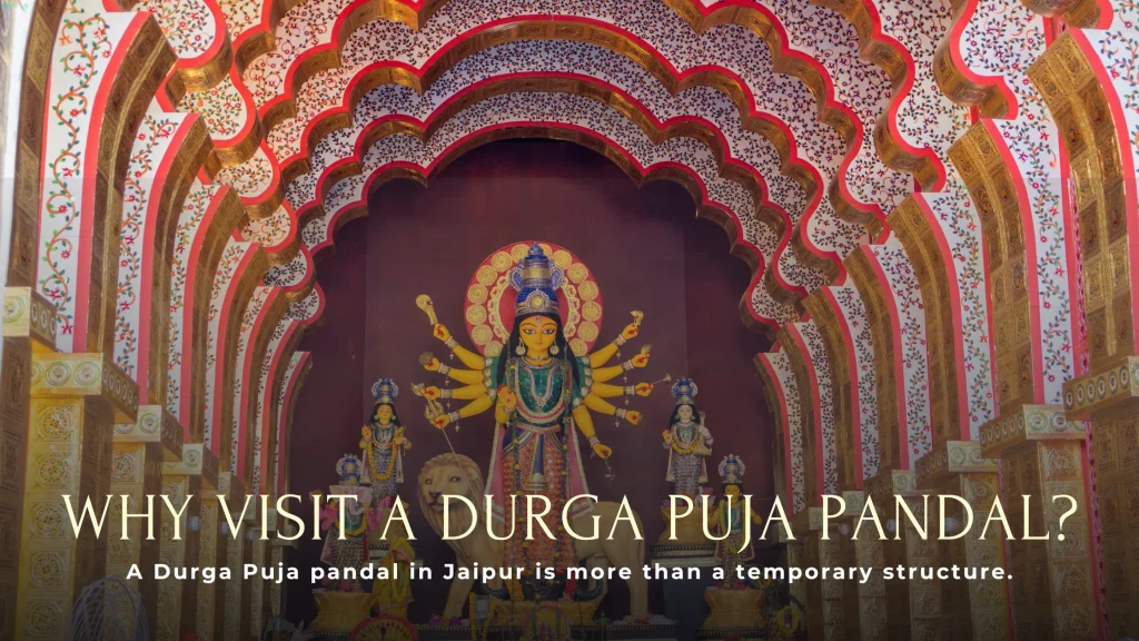 Durga Puja Pandal in Jaipur